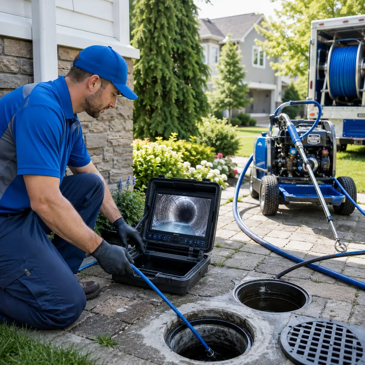 Outdoor drain cleaning professionals serving Beaver Falls, NY